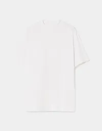 T-Shirt im Slim-Fit mit geripptem Stehkragen